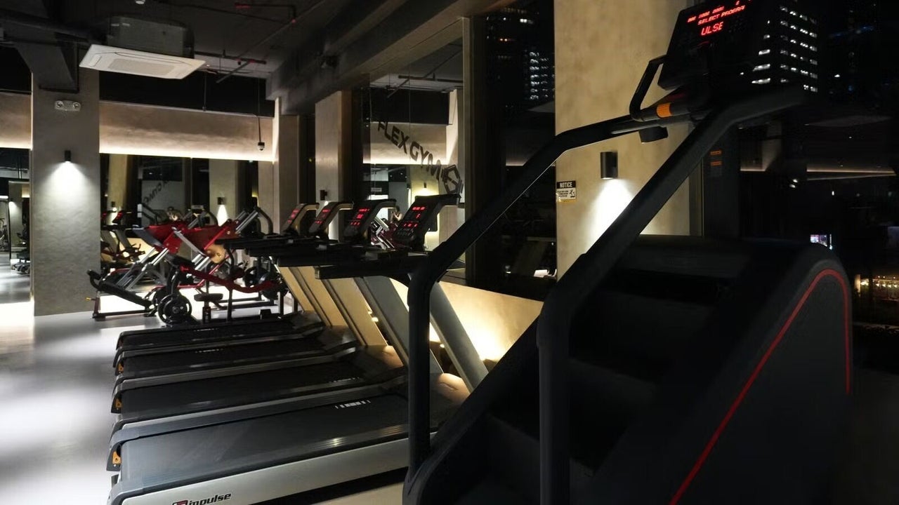 Treadmill area at Flex Gym BGC