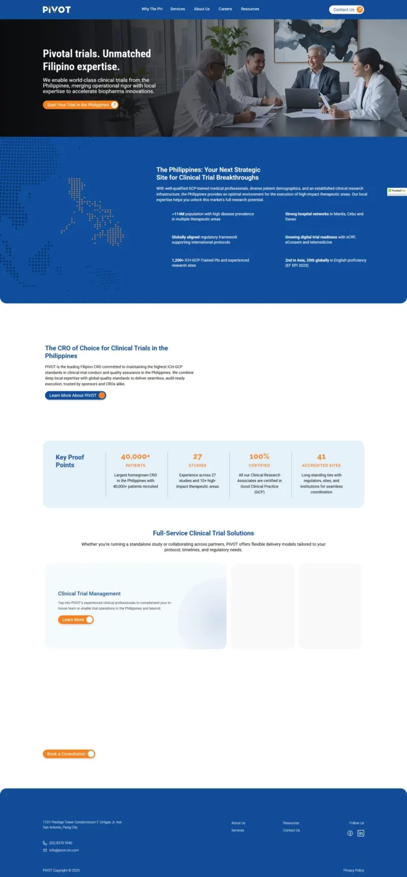 Pivot CRO website